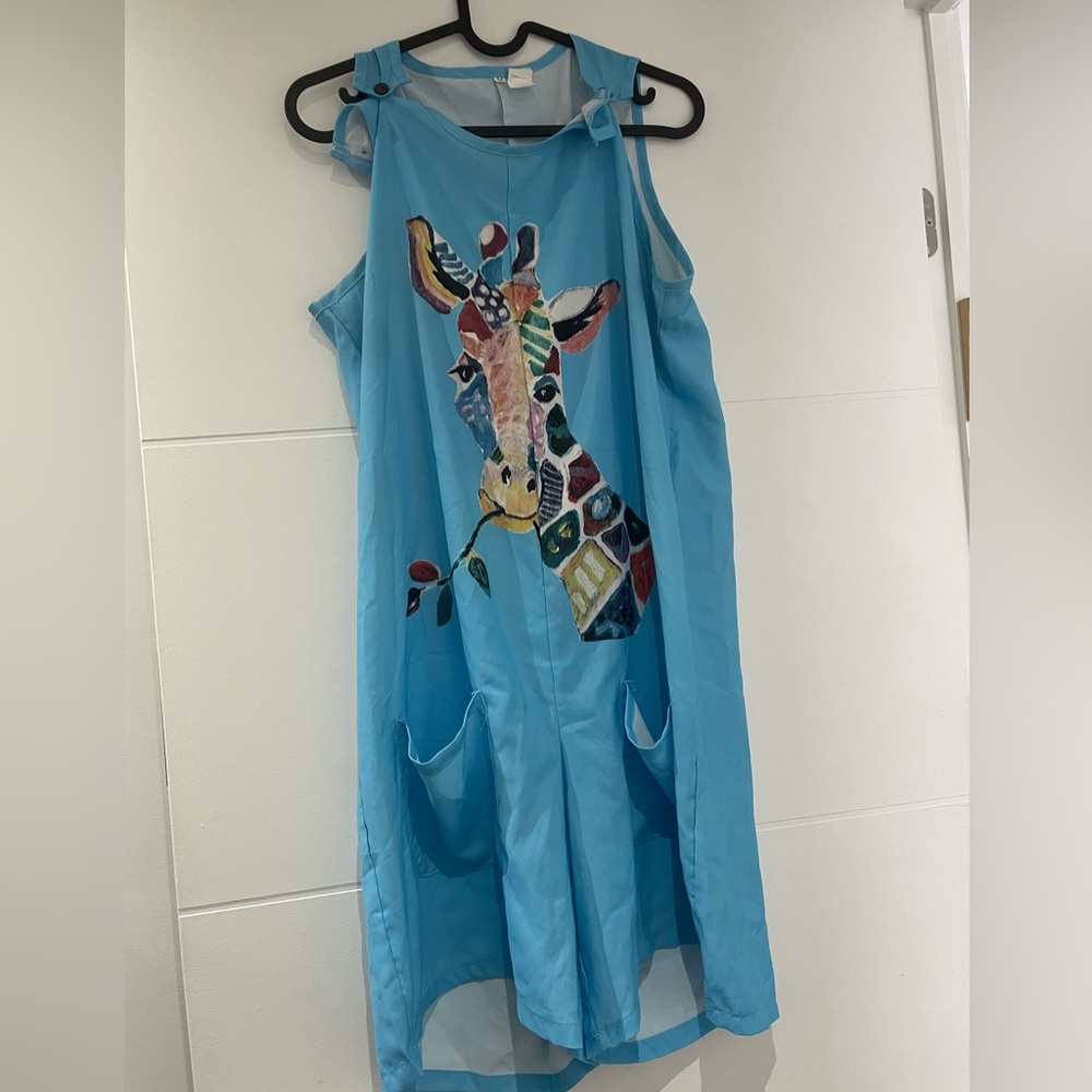 Cute giraffe jumpsuit